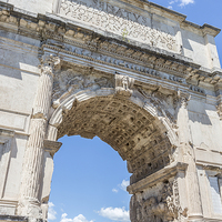 Buy canvas prints of Arch of Titus by Graham Prentice