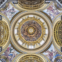 Buy canvas prints of SantAgnese Cupola by Graham Prentice