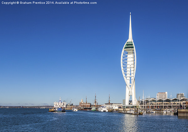 Spinnaker Tower Picture Board by Graham Prentice