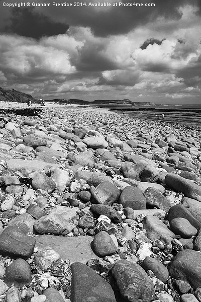 Sidmouth Beach Picture Board by Graham Prentice
