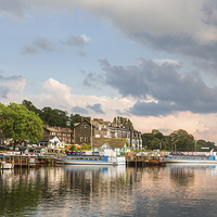 Buy canvas prints of Evening on Lake Windermere by Graham Prentice