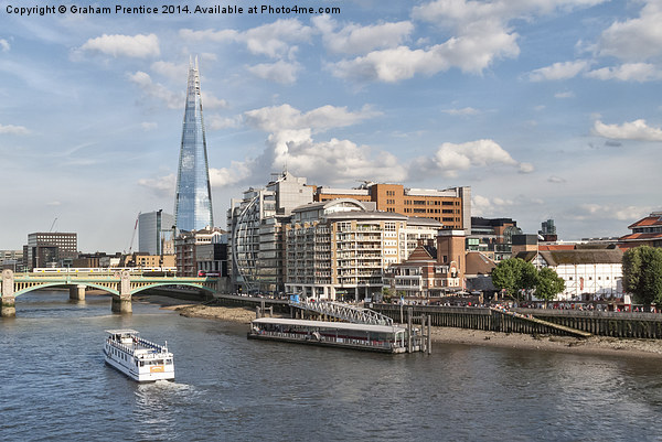 London Skyline Picture Board by Graham Prentice