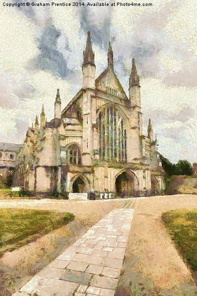  Winchester Cathedral Picture Board by Graham Prentice