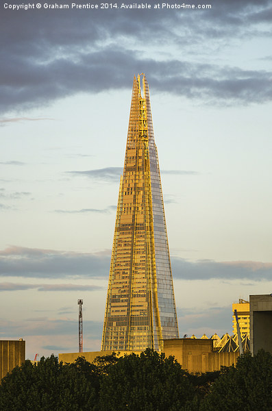 The Shard, London, in Evening Light Picture Board by Graham Prentice
