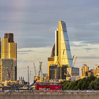 Buy canvas prints of  London's Modern Skyline by Graham Prentice