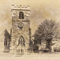Buy canvas prints of St Edmund's Church, Shipston-on-Stour by Graham Prentice