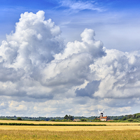 Buy canvas prints of Norfolk Big Sky by Graham Prentice