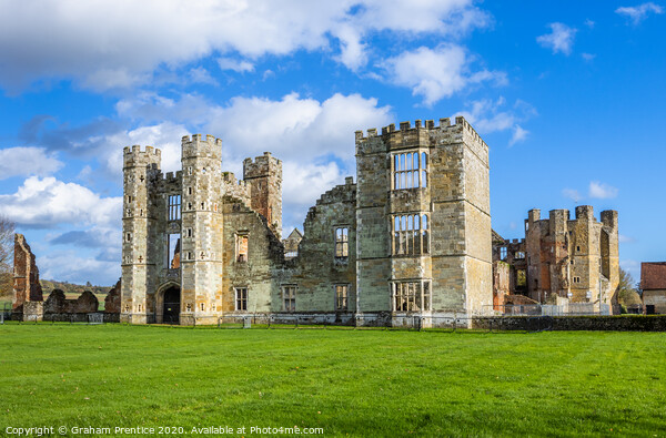 Cowdray House (or Castle) in Midhurst, West Sussex Picture Board by Graham Prentice