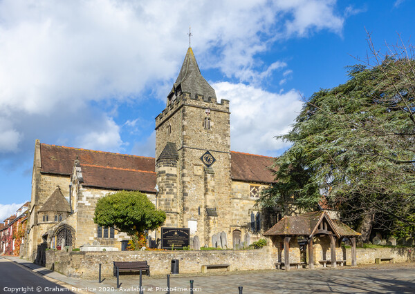 St Mary Magdalene and St Denys Church, Midhurst Picture Board by Graham Prentice