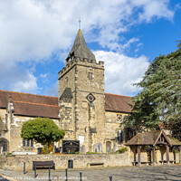 Buy canvas prints of St Mary Magdalene and St Denys Church, Midhurst by Graham Prentice