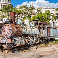 Buy canvas prints of Cuban Steam Locomotive by Graham Prentice