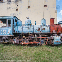 Buy canvas prints of Cuban Railway Locomotive Engine by Graham Prentice