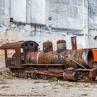 Buy canvas prints of Vintage Railway Train Locomotive Engine by Graham Prentice