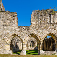 Buy canvas prints of Netley Abbey Chapter House by Graham Prentice