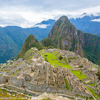 Buy canvas prints of Machu Picchu Ruins Panorama by Graham Prentice