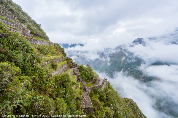 View from Huayna Picchu Picture Board by Graham Prentice