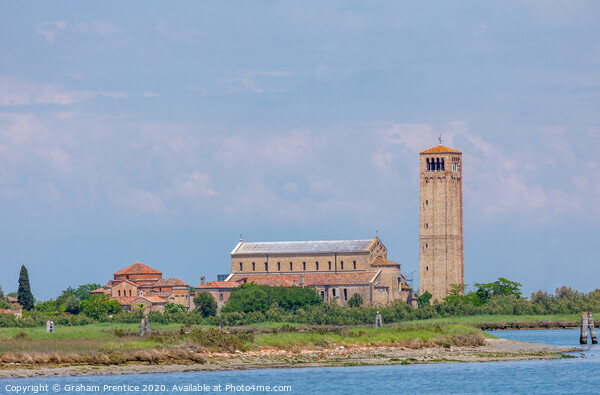 Torcello with the Cathedral of Santa Maria Assunta Picture Board by Graham Prentice
