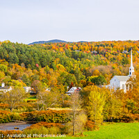 Buy canvas prints of Stowe, New England in the Fall by Graham Prentice