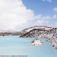 Buy canvas prints of Blue Lagoon, Iceland by Graham Prentice