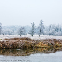 Buy canvas prints of Winter River Landscape by Graham Prentice