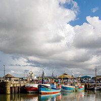 Buy canvas prints of Padstow Harbour Fishing Boats by Graham Prentice