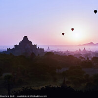Buy canvas prints of Bagan at Dawn by Graham Prentice