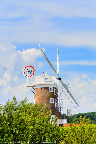 Cley-Next-The-Sea Windmill Picture Board by Graham Prentice
