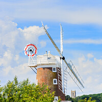 Buy canvas prints of Cley-Next-The-Sea Windmill by Graham Prentice