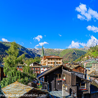 Buy canvas prints of Zermatt Panorama by Graham Prentice