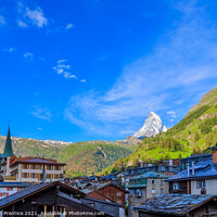 Buy canvas prints of Zermatt and the Matterhorn by Graham Prentice