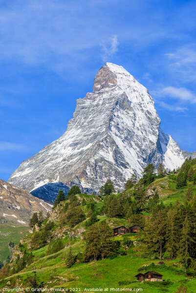 Matterhorn from Zermatt Picture Board by Graham Prentice