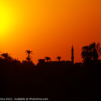 Buy canvas prints of Luxor Sunset by Graham Prentice