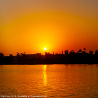 Buy canvas prints of Sunset Over The River Nile by Graham Prentice