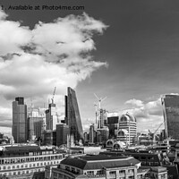 Buy canvas prints of City of London Financial District by Graham Prentice