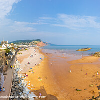 Buy canvas prints of Sidmouth Panorama by Graham Prentice