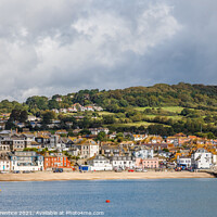 Buy canvas prints of Beach at Lyme Regis, Pearl of Dorset by Graham Prentice