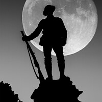 Buy canvas prints of Tommy and the Moon by Graham Prentice