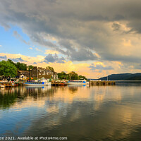 Buy canvas prints of Lake Windermere From Waterhead, Ambleside by Graham Prentice