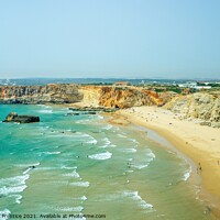 Buy canvas prints of Algarve Beach by Graham Prentice