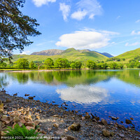 Buy canvas prints of Buttermere Lake Panorama by Graham Prentice