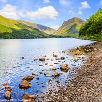 Buy canvas prints of Buttermere and Fleetwith Pike by Graham Prentice