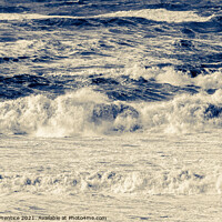 Buy canvas prints of Storm Waves - Toned by Graham Prentice