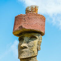 Buy canvas prints of Easter Island Statue by Graham Prentice