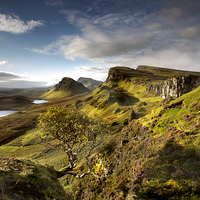 Buy canvas prints of  Morning light on the Quiraing by Richard Armstrong