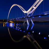 Buy canvas prints of  Infinity Bridge by Richard Armstrong