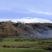Buy canvas prints of St. Johns-In-The-Vale - Winter, Cumbria by Tony Johnson