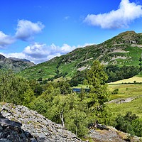 Buy canvas prints of The Little Langdale Valley by Tony Johnson
