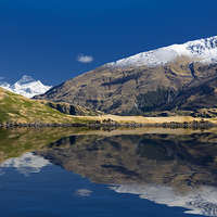 Buy canvas prints of Glendhu Bay, Lake Wanaka, New Zealand with Mt Aspi by Sheila Smart