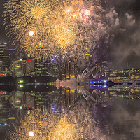 Buy canvas prints of New Years Eve, Sydney by Sheila Smart