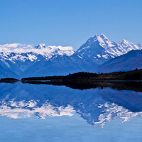 Buy canvas prints of Mount Cook reflected in Lake Pukaki by Sheila Smart